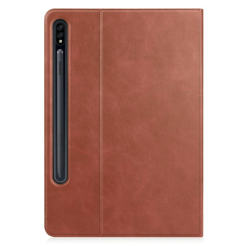 Capa Para Samsung Galaxy Tab S7 FE Couro Sintético Texturizado