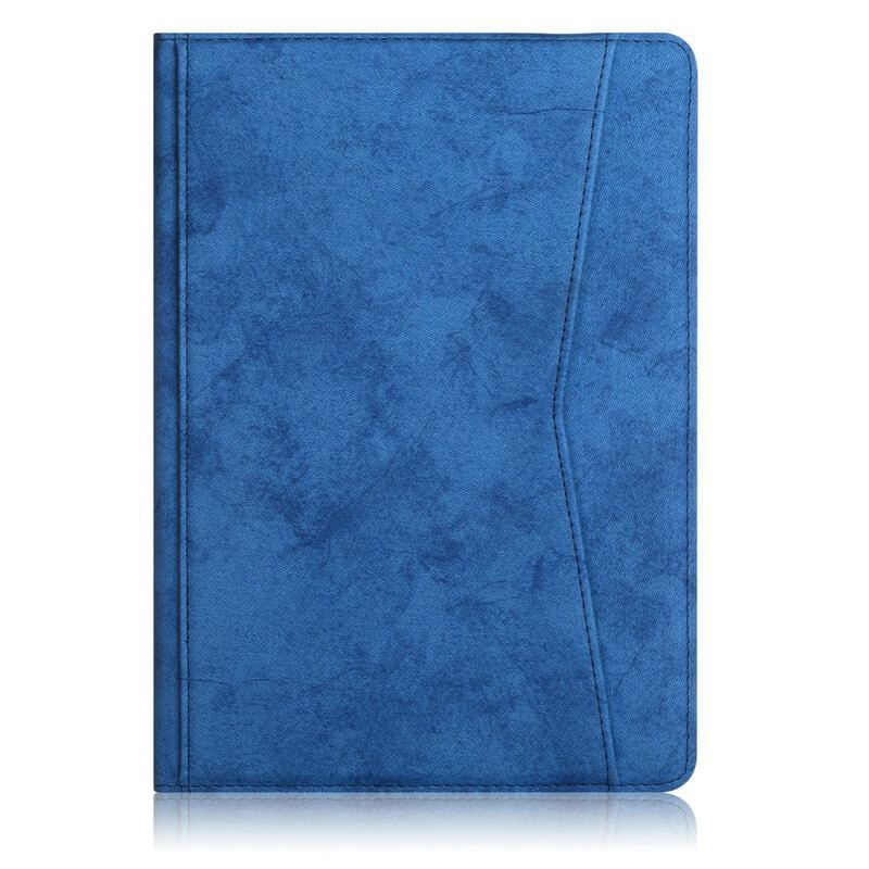 Capa Para Samsung Galaxy Tab S7 FE Efeito Couro Empresarial