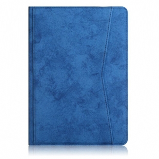 Capa Para Samsung Galaxy Tab S7 FE Efeito Couro Empresarial