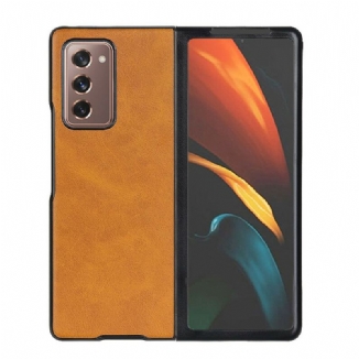 Capa De Celular Para Samsung Galaxy Z Fold 2 Couro Falso Premium