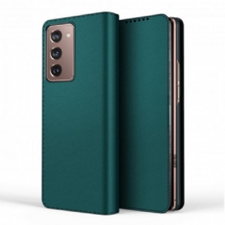 Capa De Celular Para Samsung Galaxy Z Fold 2 Flip Couro Legitimo