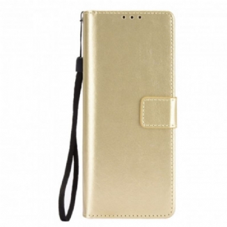 Capa De Couro Para Samsung Galaxy Z Fold 2 Couro Falso Chamativo