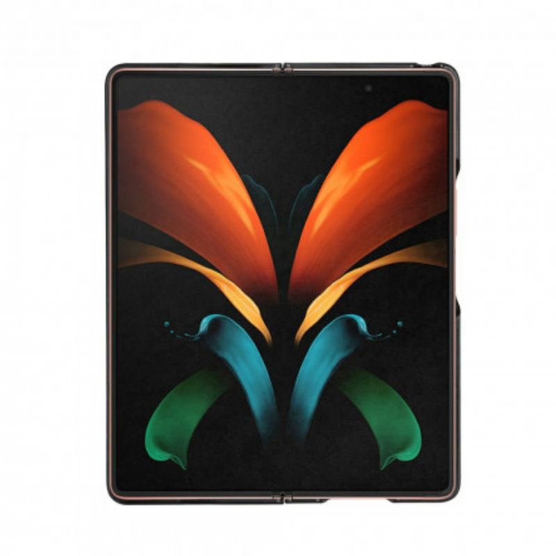 Capa Para Samsung Galaxy Z Fold 2 Cor De Fibra De Carbono