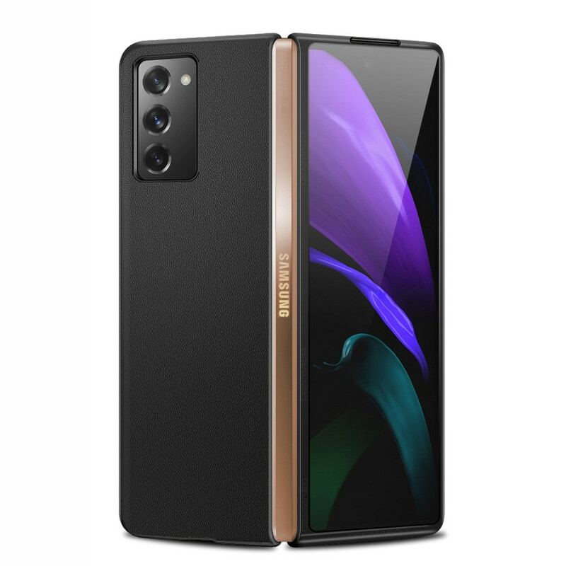 Capa Para Samsung Galaxy Z Fold 2 Couro Genuíno