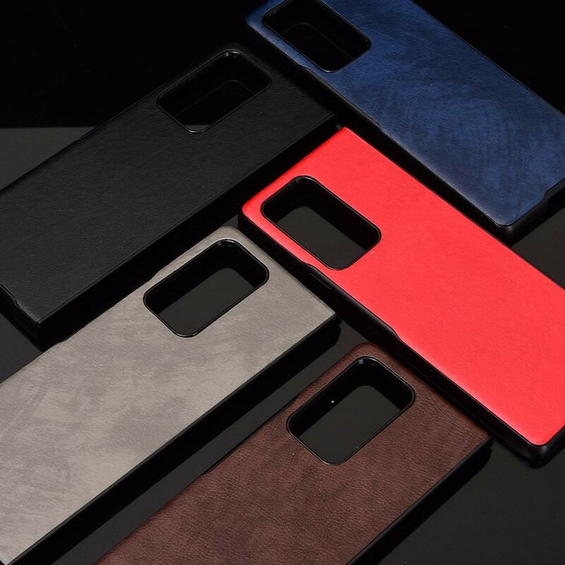 Capa Para Samsung Galaxy Z Fold 2 Couro Sintético De Lichia