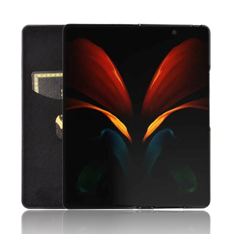 Capa Para Samsung Galaxy Z Fold 2 Fibra De Carbono