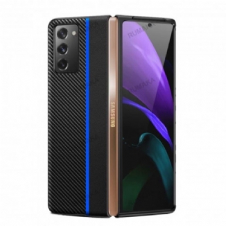 Capa Para Samsung Galaxy Z Fold 2 Fibra De Carbono Premium