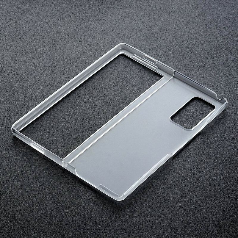 Capa Para Samsung Galaxy Z Fold 2 Plástico Transparente Fosco