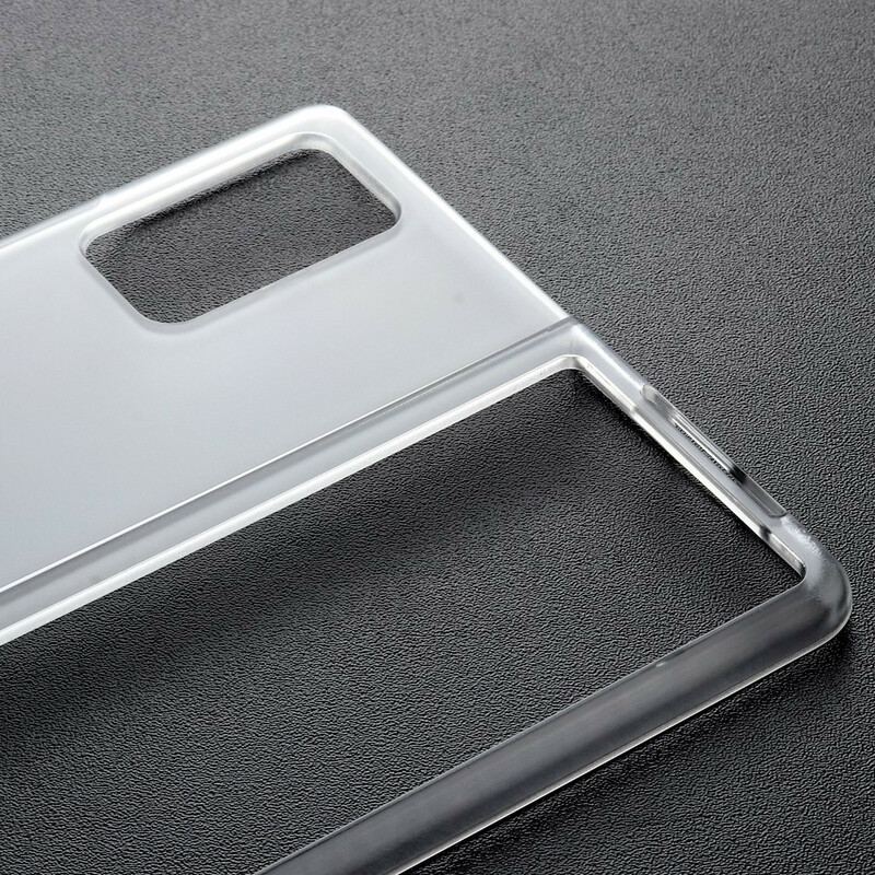 Capa Para Samsung Galaxy Z Fold 2 Plástico Transparente Fosco