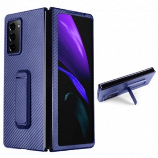 Capa Para Samsung Galaxy Z Fold 2 Texturizado Com Suporte Mãos-livres