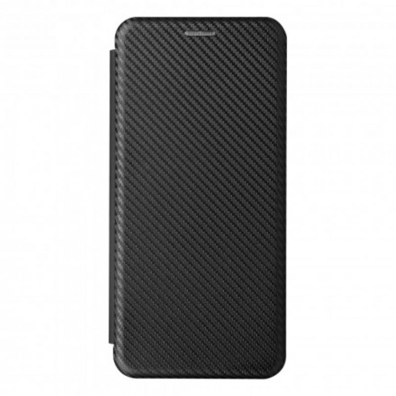 Capa De Celular Para Moto G50 Flip Silicone Carbono