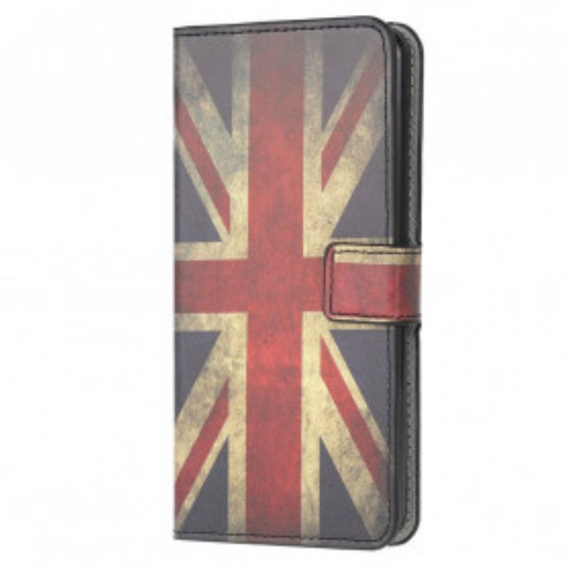 Capa Flip Para Moto G50 Bandeira Da Inglaterra