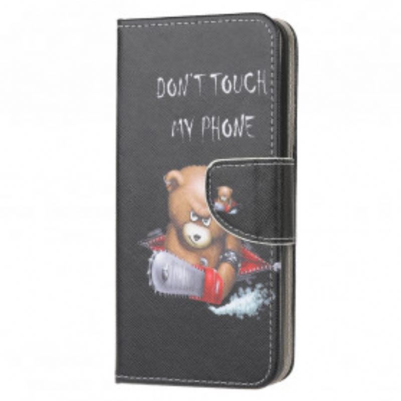 Capa Folio Para Moto G50 Urso Perigoso