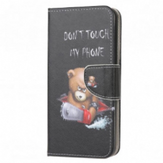 Capa Folio Para Moto G50 Urso Perigoso