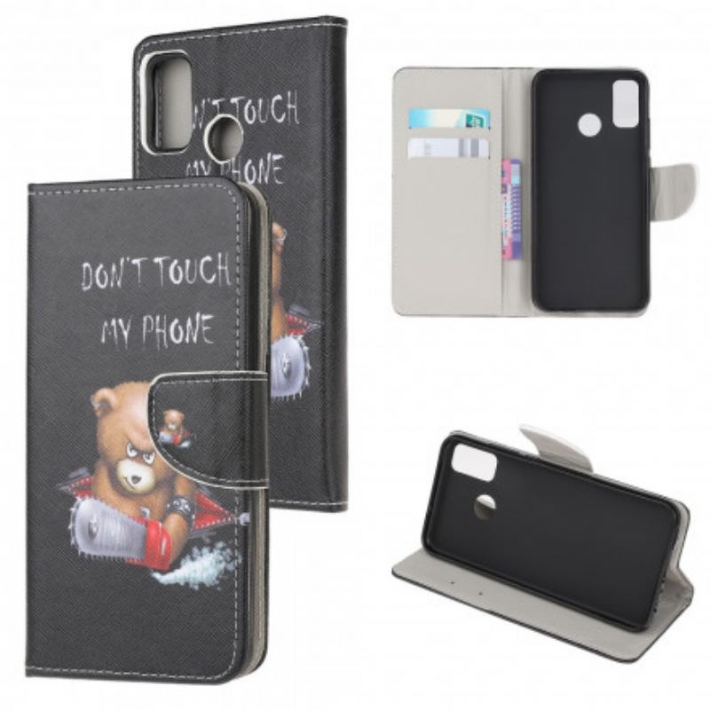 Capa Folio Para Moto G50 Urso Perigoso