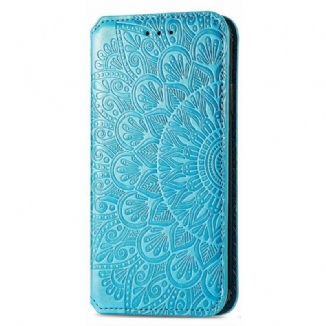 Capa De Celular Para Samsung Galaxy M52 5G Flip Couro Falso Antigo