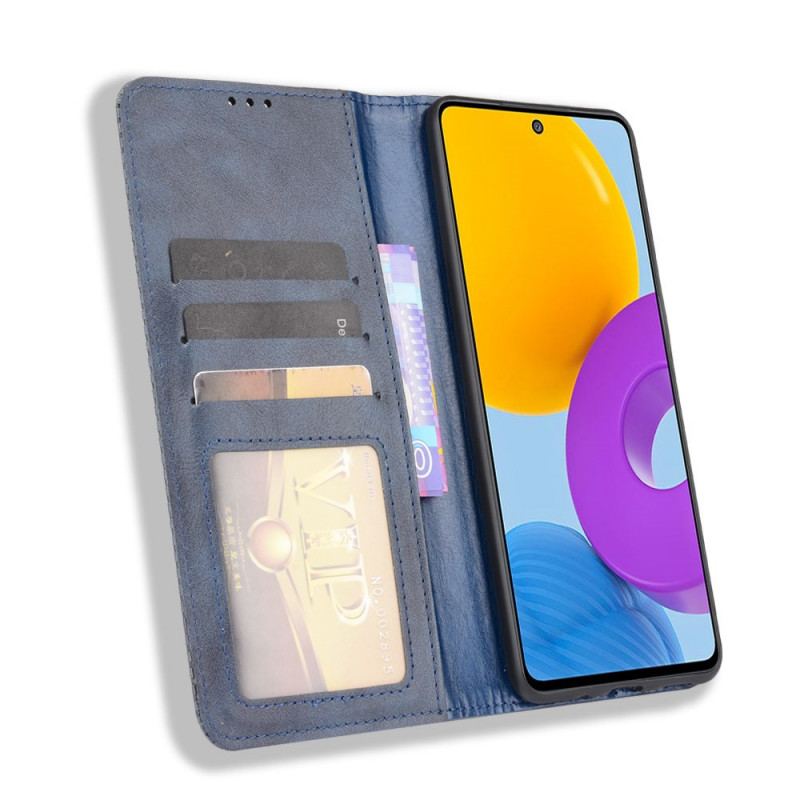 Capa De Celular Para Samsung Galaxy M52 5G Flip Couro Sintético Macio