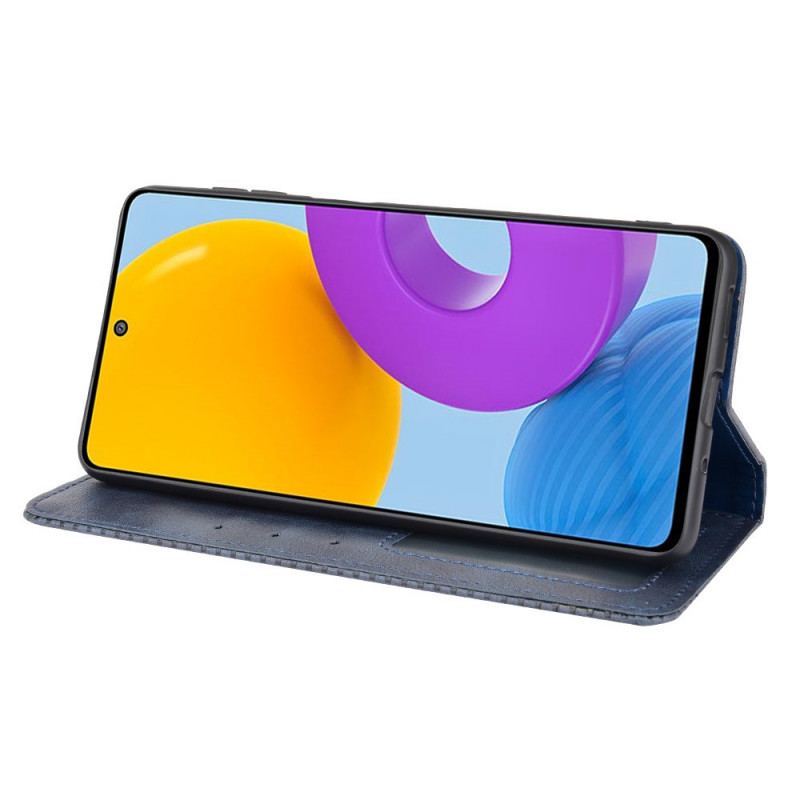 Capa De Celular Para Samsung Galaxy M52 5G Flip Couro Sintético Macio