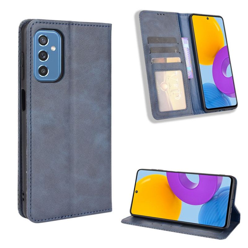 Capa De Celular Para Samsung Galaxy M52 5G Flip Couro Sintético Macio