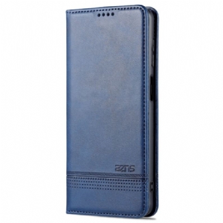 Capa De Celular Para Samsung Galaxy M52 5G Flip Efeito Couro Azns