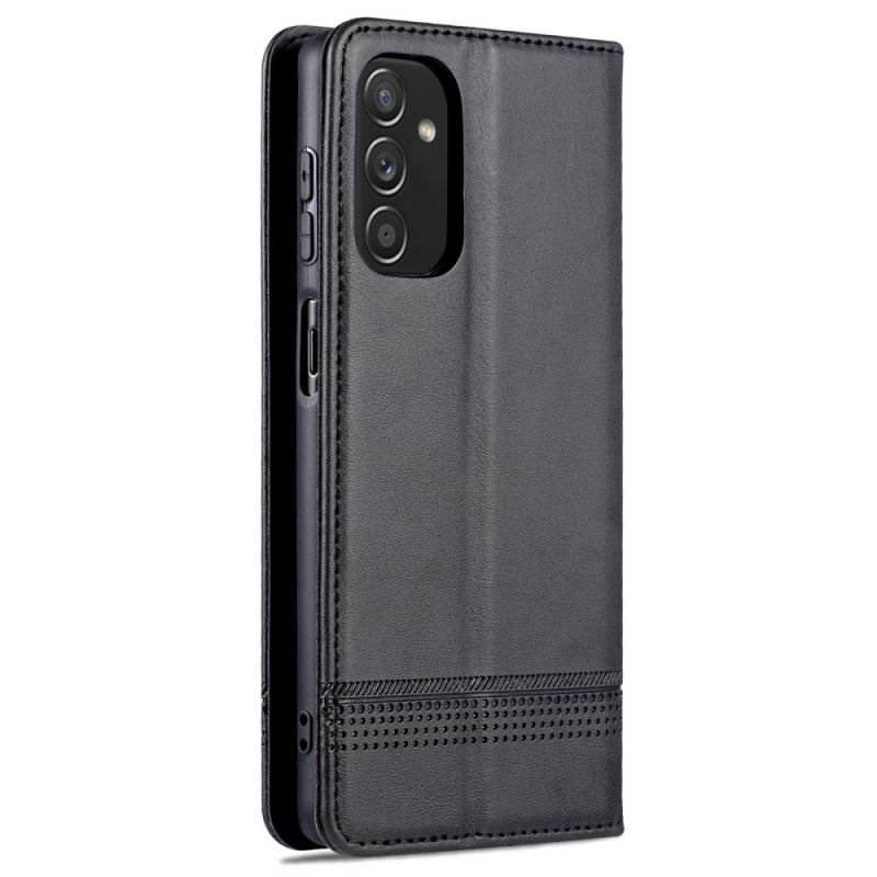 Capa De Celular Para Samsung Galaxy M52 5G Flip Efeito Couro Azns