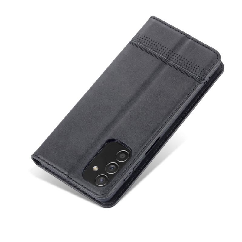 Capa De Celular Para Samsung Galaxy M52 5G Flip Efeito Couro Azns