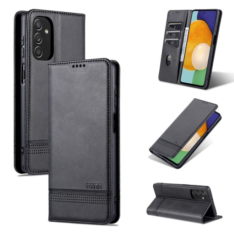 Capa De Celular Para Samsung Galaxy M52 5G Flip Efeito Couro Azns