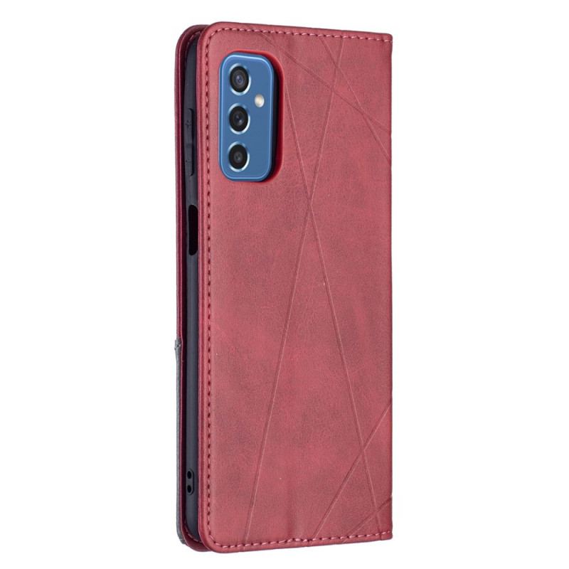 Capa De Celular Para Samsung Galaxy M52 5G Flip Padrão De Couro Sintético