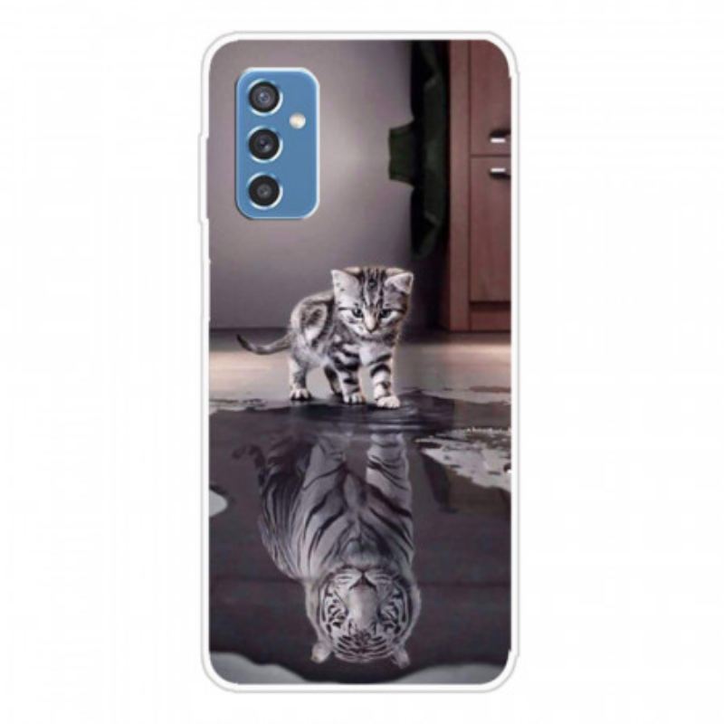 Capa De Celular Para Samsung Galaxy M52 5G Gatinho Sonhador