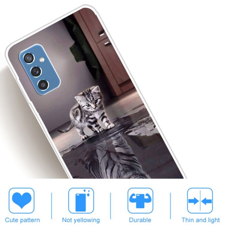 Capa De Celular Para Samsung Galaxy M52 5G Gatinho Sonhador