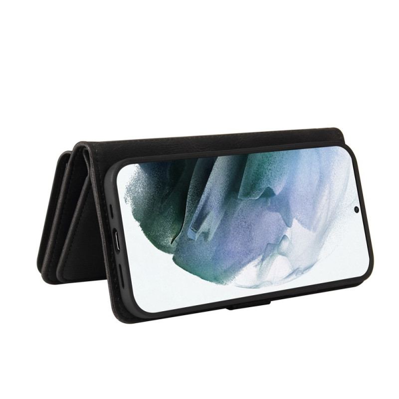 Capa De Couro Para Samsung Galaxy M52 5G De Cordão Porta-moedas Cordão