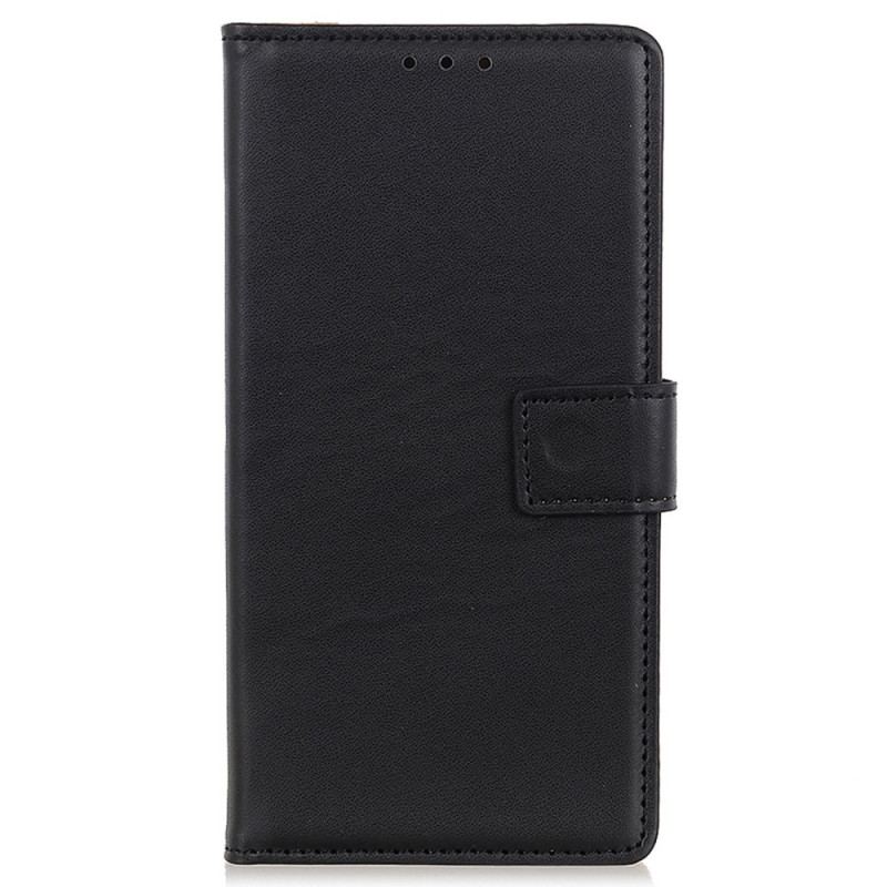 Capa De Couro Para Samsung Galaxy M52 5G Efeito Couro Simples