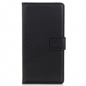 Capa De Couro Para Samsung Galaxy M52 5G Efeito Couro Simples