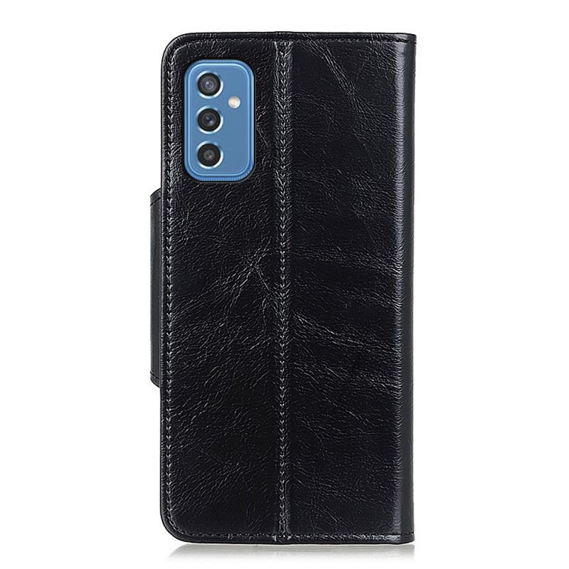 Capa De Couro Para Samsung Galaxy M52 5G Khazneh