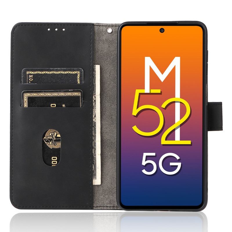 Capa Flip Para Samsung Galaxy M52 5G Couro Blindado