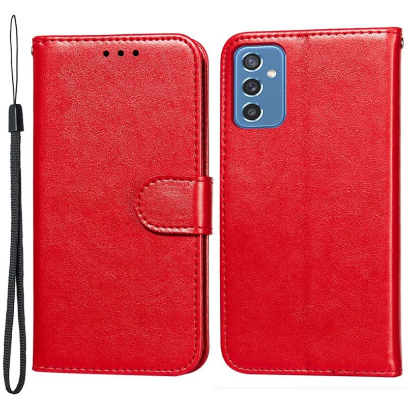 Capa Flip Para Samsung Galaxy M52 5G Couro Grosso