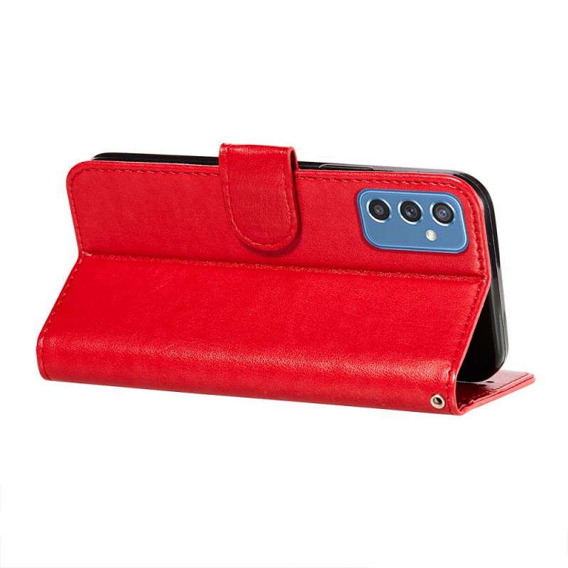 Capa Flip Para Samsung Galaxy M52 5G Couro Grosso