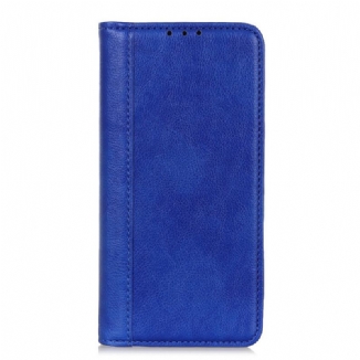 Capa Flip Para Samsung Galaxy M52 5G Couro Trançado