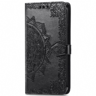 Capa Flip Para Samsung Galaxy M52 5G Mandala Trançada