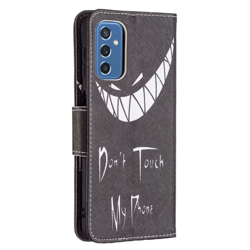 Capa Flip Para Samsung Galaxy M52 5G Sorriso Maquiavélico