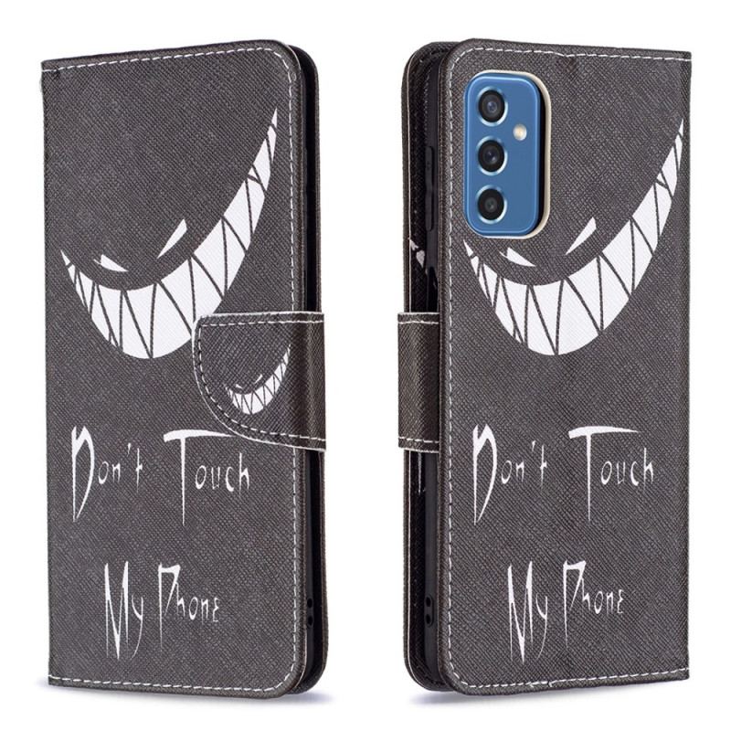 Capa Flip Para Samsung Galaxy M52 5G Sorriso Maquiavélico