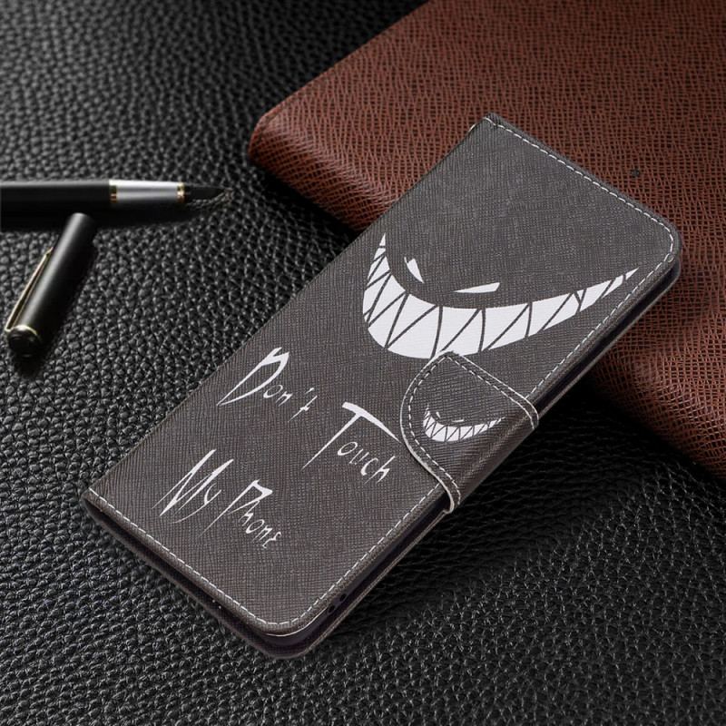 Capa Flip Para Samsung Galaxy M52 5G Sorriso Maquiavélico