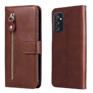 Capa Flip Para Samsung Galaxy M52 5G Zíper