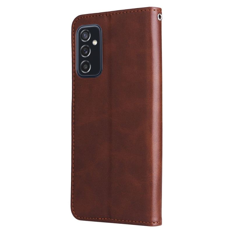 Capa Flip Para Samsung Galaxy M52 5G Zíper