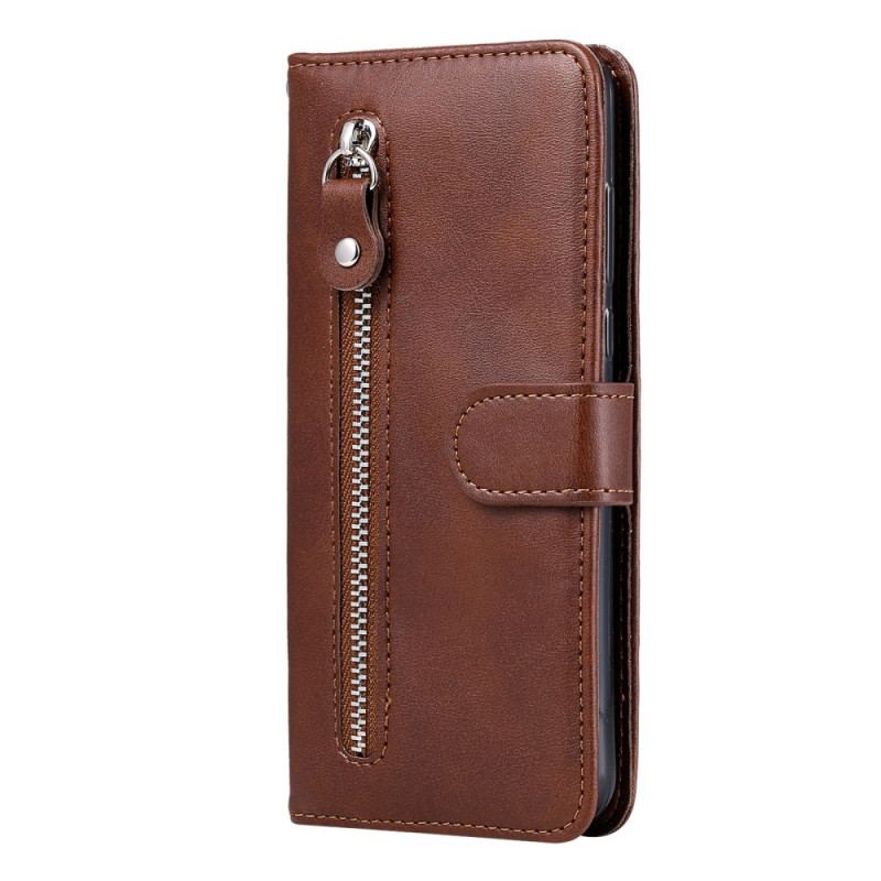 Capa Flip Para Samsung Galaxy M52 5G Zíper