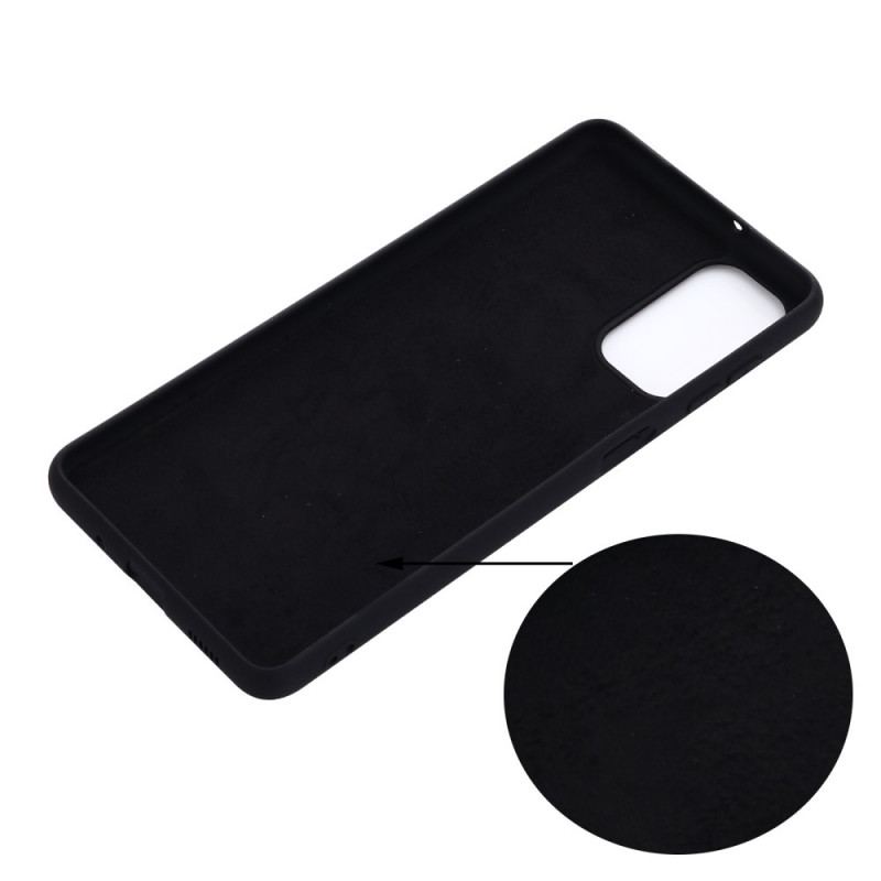 Capa Para Samsung Galaxy M52 5G De Cordão Tiras De Silicone Líquido