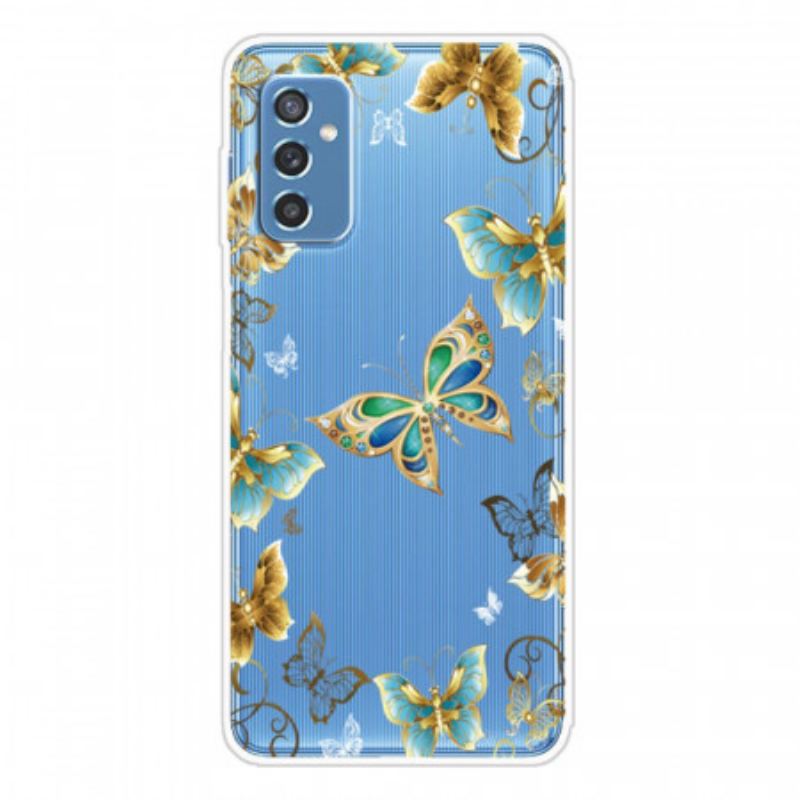 Capa Para Samsung Galaxy M52 5G Corrente Borboleta