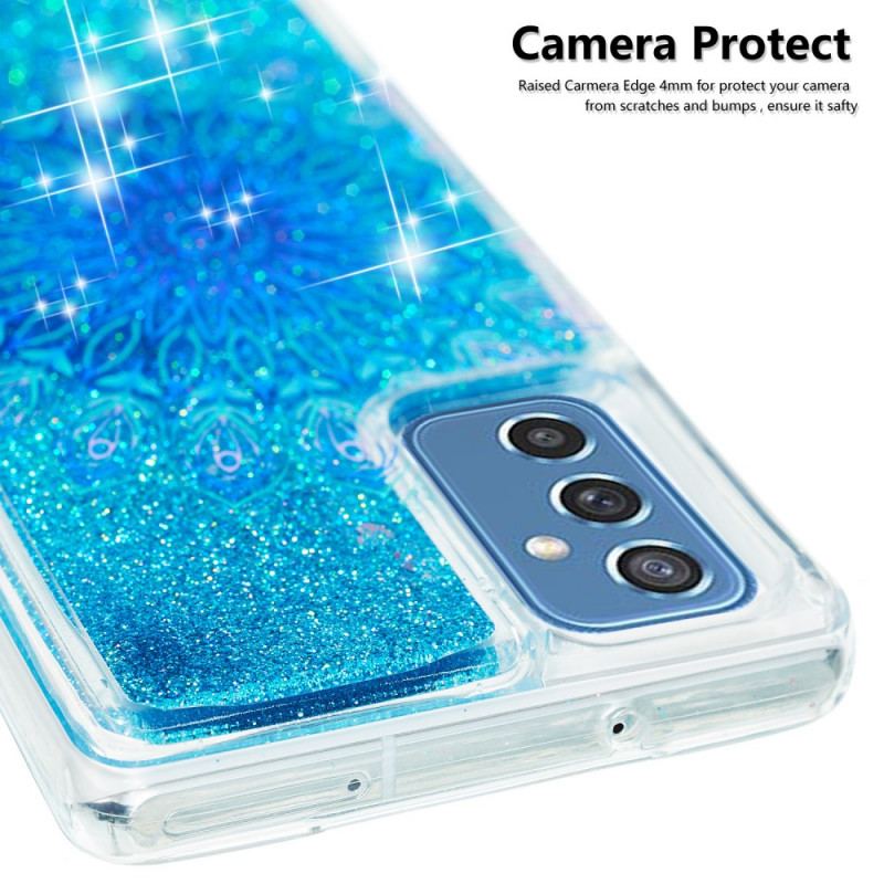 Capa Para Samsung Galaxy M52 5G Mandala Marinha