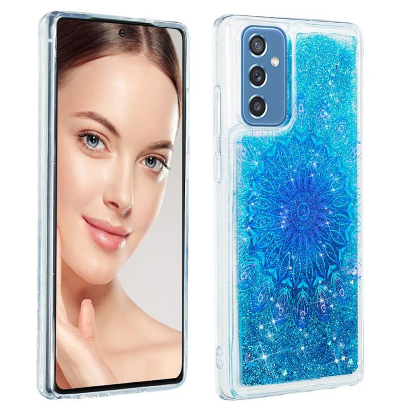 Capa Para Samsung Galaxy M52 5G Mandala Marinha