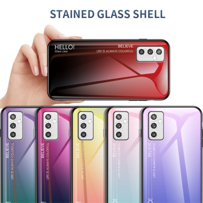 Capa Para Samsung Galaxy M52 5G Olá Vidro Temperado